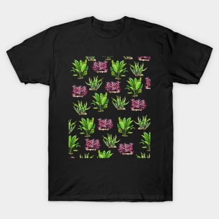 Aquarium Plant Series Triptych 1 T-Shirt